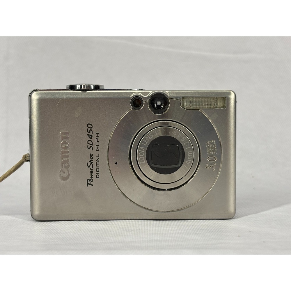 Canon PowerShot SD450 Digital ELPH 5.0MP Digital Camera 3x Optical Zoom Silver